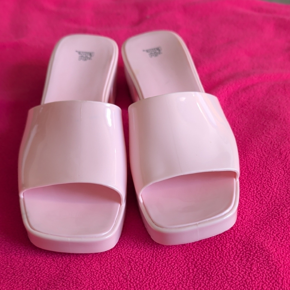 wild fable Pale Pink Jelly Slide Sandals - Picture 3 of 4